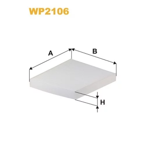 Filter vnútorného priestoru WIX FILTERS WP2106