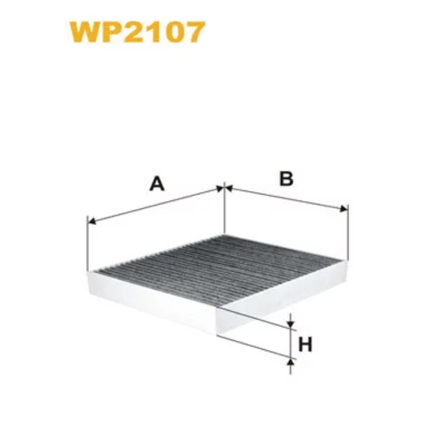 Filter vnútorného priestoru WIX FILTERS WP2107