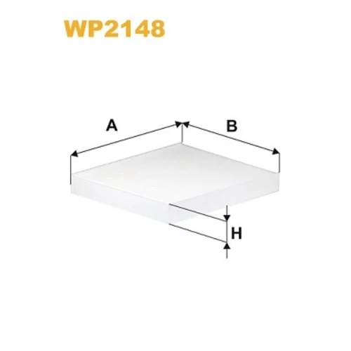 Filter vnútorného priestoru WIX FILTERS WP2148