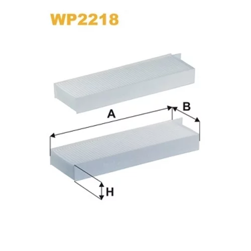 Filter vnútorného priestoru WIX FILTERS WP2218
