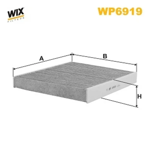 Filter vnútorného priestoru WIX FILTERS WP6919