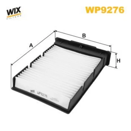 Filter vnútorného priestoru WIX FILTERS WP9276