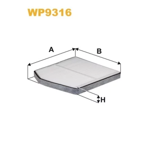 Filter vnútorného priestoru WIX FILTERS WP9316