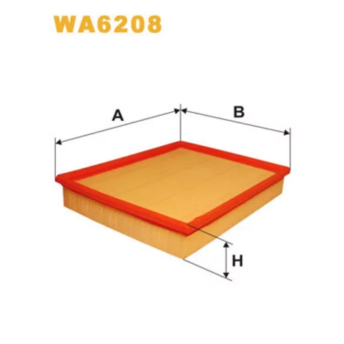 Vzduchový filter WA6208 (WIX FILTERS)