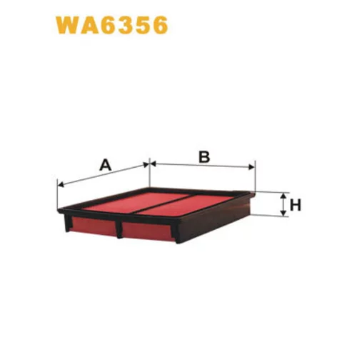 Vzduchový filter WIX FILTERS WA6356