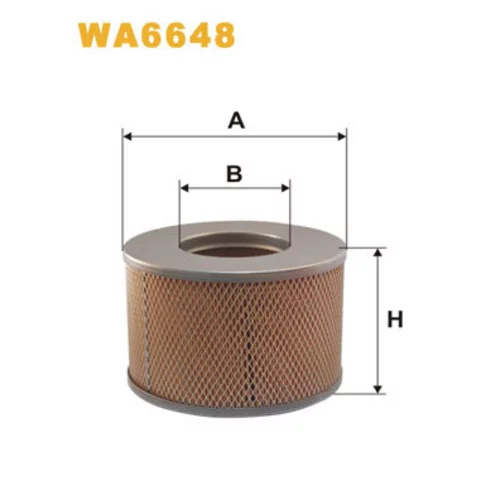 Vzduchový filter WIX FILTERS WA6648