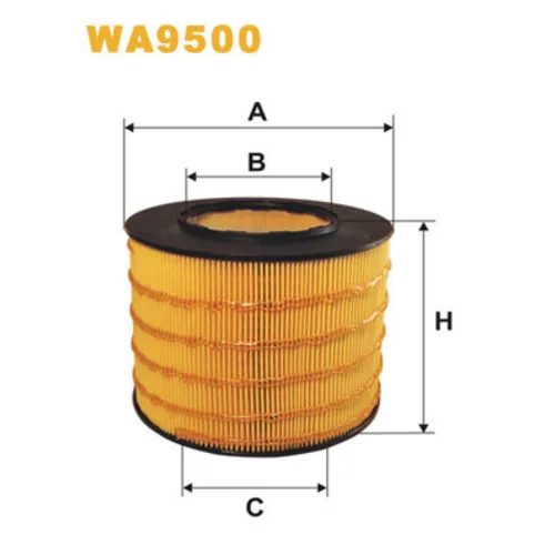 Vzduchový filter WIX FILTERS WA9500