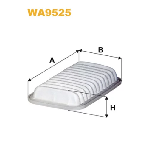 Vzduchový filter WIX FILTERS WA9525