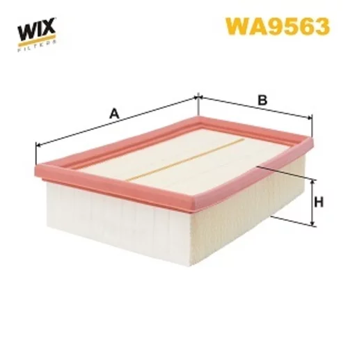 Vzduchový filter WIX FILTERS WA9563