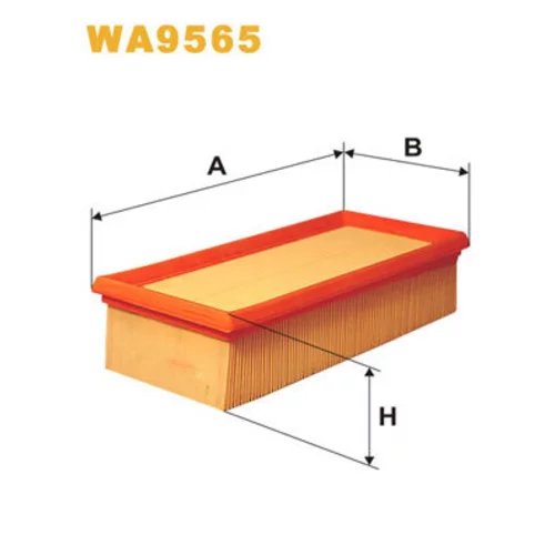 Vzduchový filter WIX FILTERS WA9565