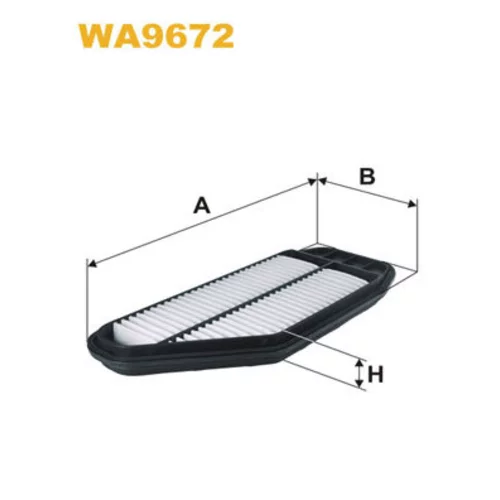 Vzduchový filter WIX FILTERS WA9672