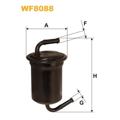 Palivový filter WF8088 (WIX FILTERS)