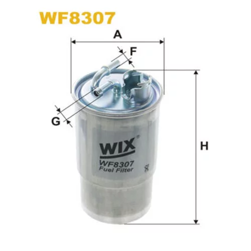 Palivový filter WIX FILTERS WF8307