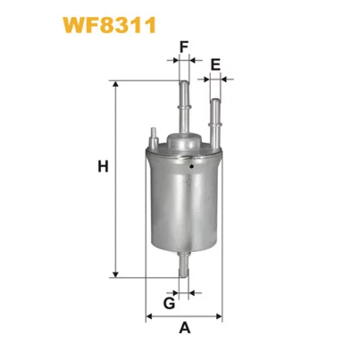 Palivový filter WIX FILTERS WF8311