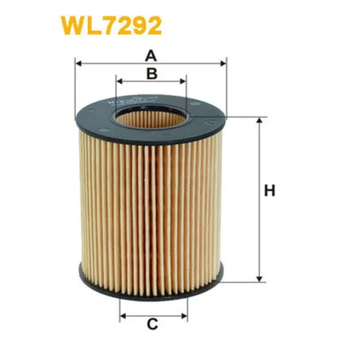 Olejový filter WIX FILTERS WL7292