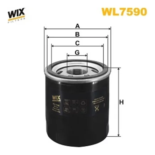 Olejový filter WIX FILTERS WL7590