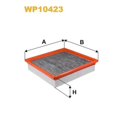Filter vnútorného priestoru WP10423 (WIX FILTERS)