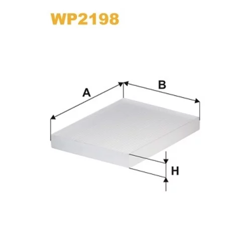 Filter vnútorného priestoru WIX FILTERS WP2198