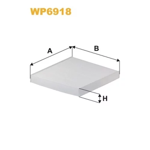 Filter vnútorného priestoru WIX FILTERS WP6918