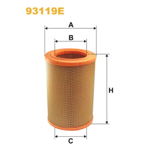 Vzduchový filter WIX FILTERS 93119E
