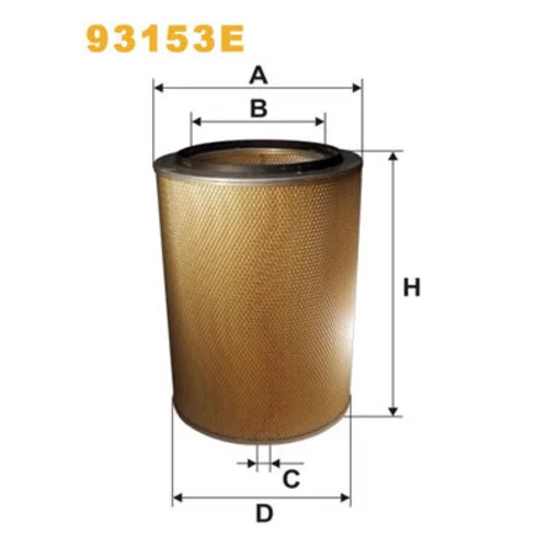 Vzduchový filter WIX FILTERS 93153E