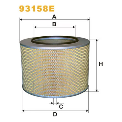 Vzduchový filter WIX FILTERS 93158E