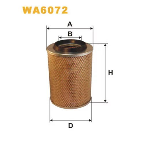 Vzduchový filter WA6072 (WIX FILTERS)