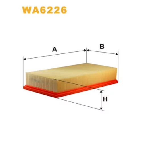 Vzduchový filter WIX FILTERS WA6226
