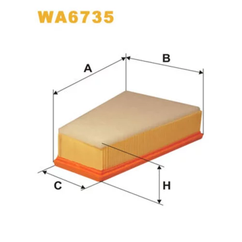 Vzduchový filter WIX FILTERS WA6735