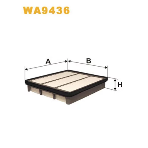 Vzduchový filter WA9436 (WIX FILTERS)