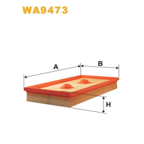 Vzduchový filter WIX FILTERS WA9473