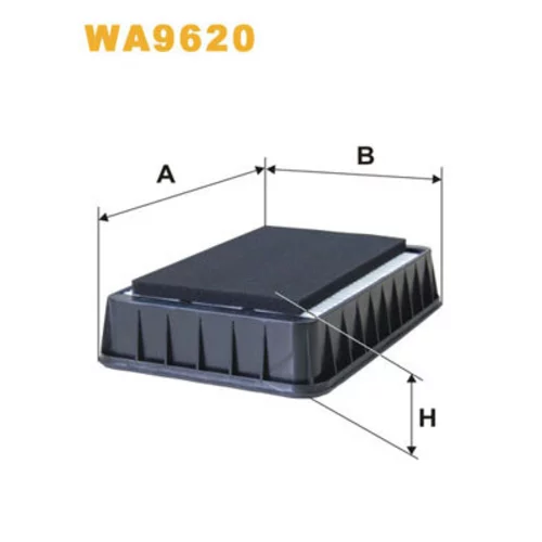 Vzduchový filter WIX FILTERS WA9620