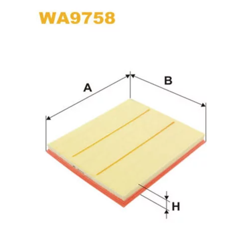 Vzduchový filter WIX FILTERS WA9758