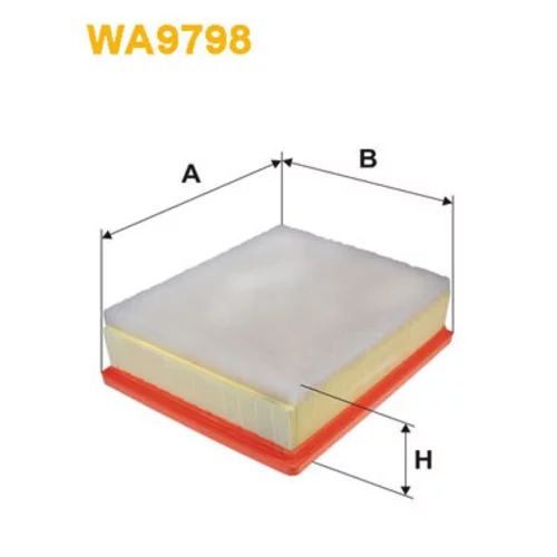 Vzduchový filter WIX FILTERS WA9798