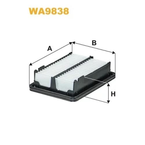 Vzduchový filter WIX FILTERS WA9838