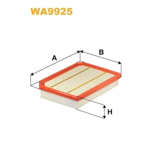 Vzduchový filter WIX FILTERS WA9925