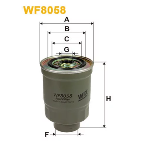 Palivový filter WIX FILTERS WF8058