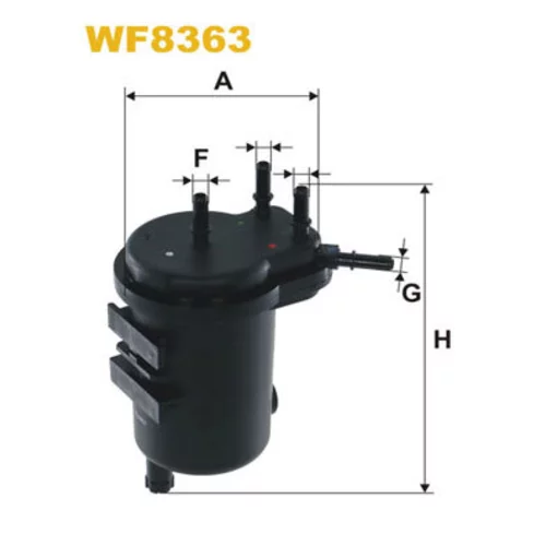Palivový filter WIX FILTERS WF8363