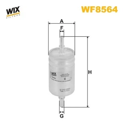 Palivový filter WIX FILTERS WF8564