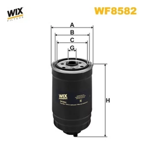 Palivový filter WIX FILTERS WF8582