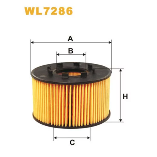 Olejový filter WIX FILTERS WL7286