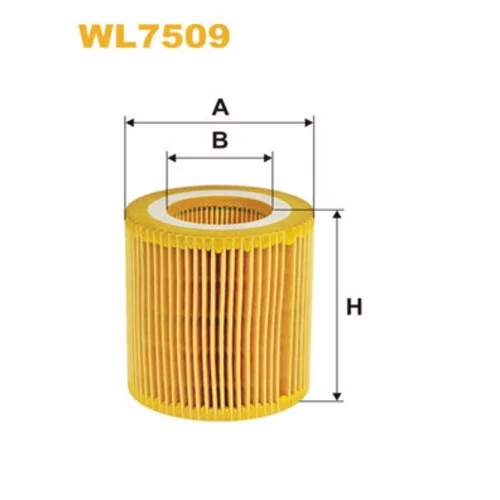 Olejový filter WIX FILTERS WL7509