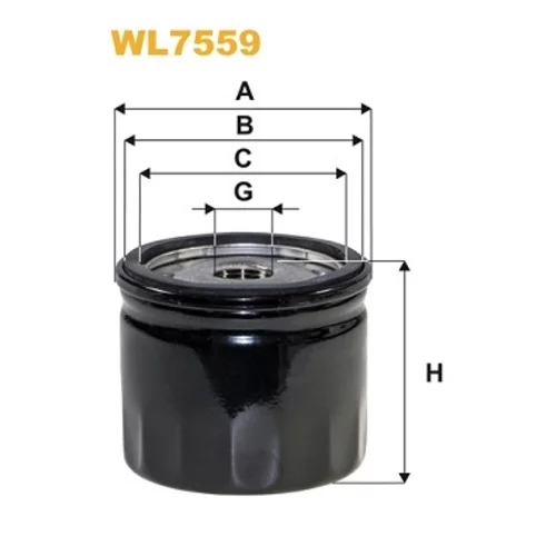Olejový filter WIX FILTERS WL7559