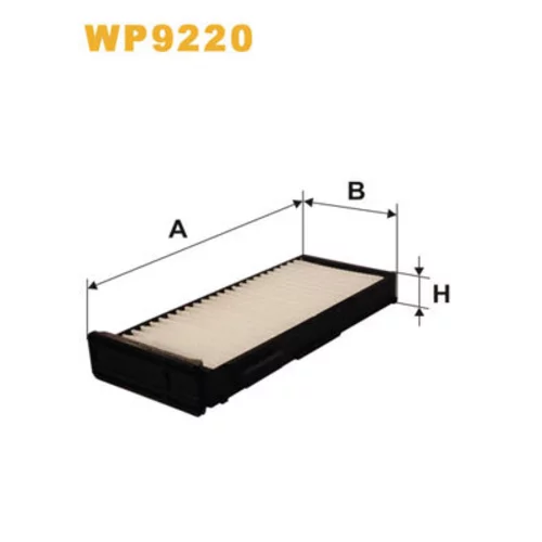 Filter vnútorného priestoru WIX FILTERS WP9220