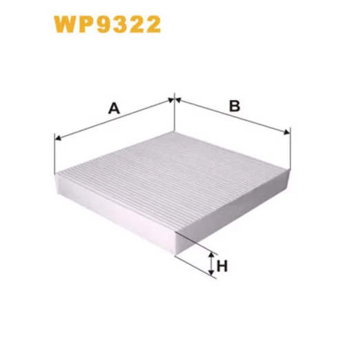 Filter vnútorného priestoru WIX FILTERS WP9322
