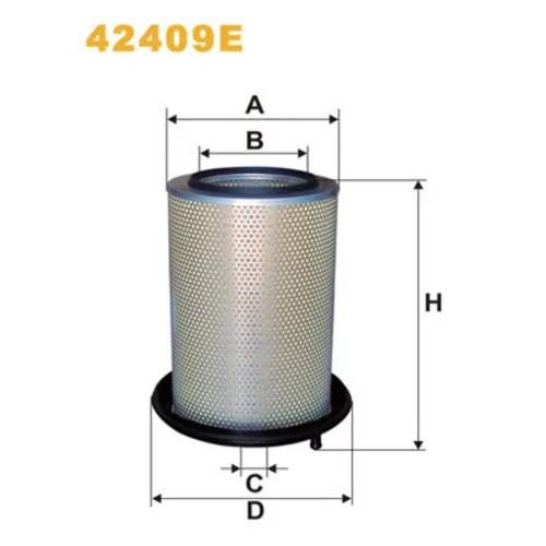 Vzduchový filter WIX FILTERS 42409E