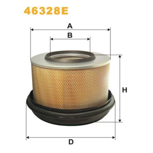 Vzduchový filter WIX FILTERS 46328E
