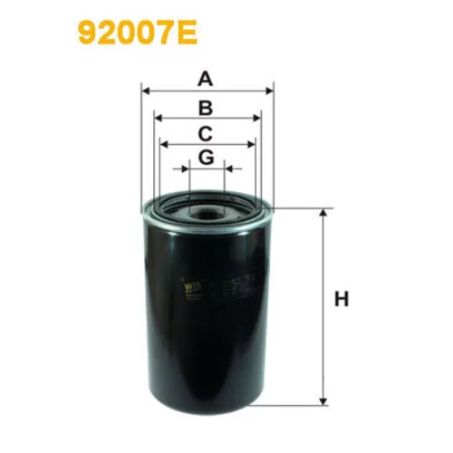 Olejový filter WIX FILTERS 92007E