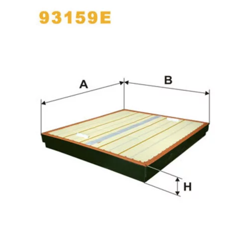Vzduchový filter WIX FILTERS 93159E