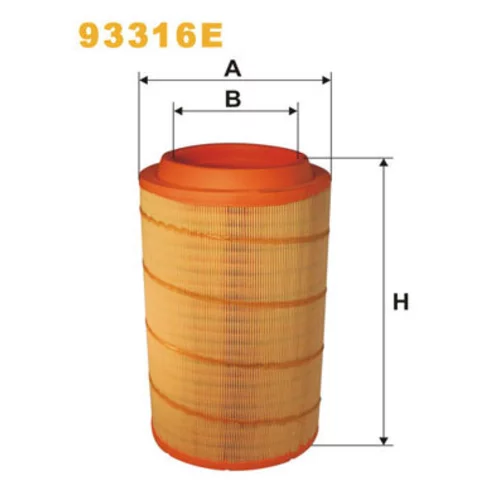 Vzduchový filter WIX FILTERS 93316E